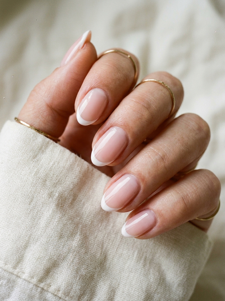 Hellrosa French Nails als Hellrosa Nägel Inspiration 2026